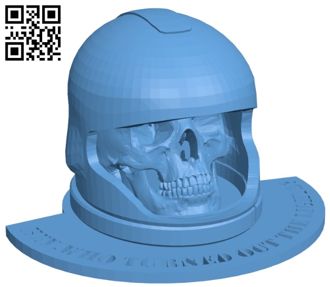 Skull B009573 file stl free download 3D Model for CNC and 3d printer
