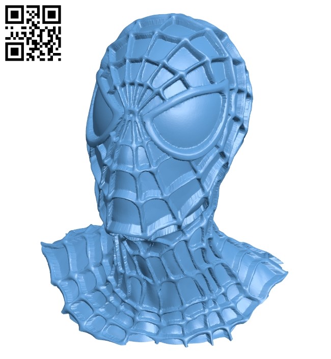 Spider man black icz - Bust B009568 file stl free download 3D Model for CNC and 3d printer