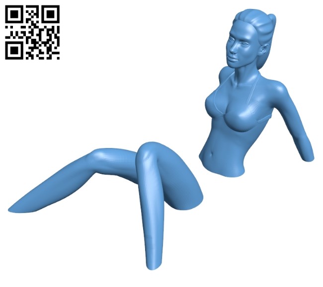 Sun Batth Girl B009548 file stl free download 3D Model for CNC and 3d printer