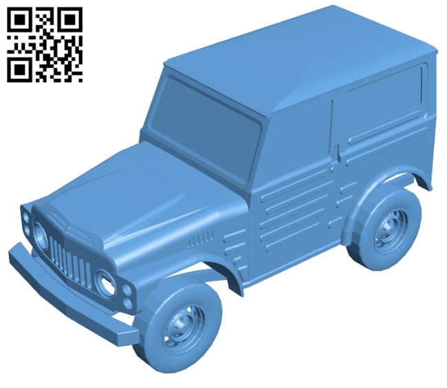 Suzuki LJ 80 truck B009553 file stl free download 3D Model for CNC and 3d printer