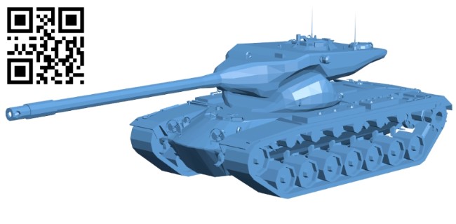 Tank T57 B009560 file stl free download 3D Model for CNC and 3d printer
