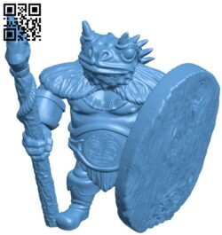 Toad warrior B009592 file stl free download 3D Model for CNC and 3d printer