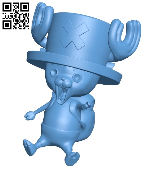 Tony Tony Chopper B009594 file stl free download 3D Model for CNC and 3d printer