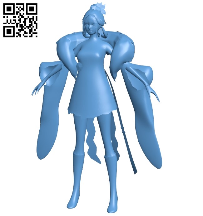 Traditional outfit women B009587 file stl free download 3D Model for CNC and 3d printer