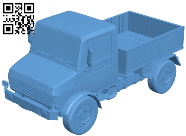 Unimog 1300l truck B009554 file stl free download 3D Model for CNC and 3d printer