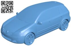 Volkswagen golf – car B009574 file stl free download 3D Model for CNC and 3d printer