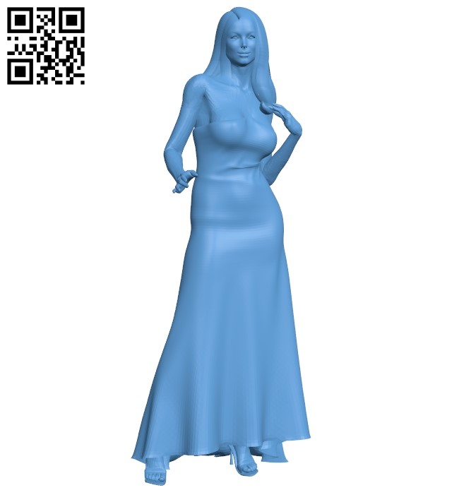 Woman B009540 file stl free download 3D Model for CNC and 3d printer