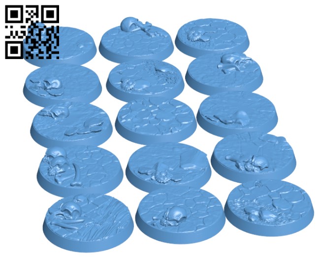 15 Amazons Bases H000252 file stl free download 3D Model for CNC and 3d printer