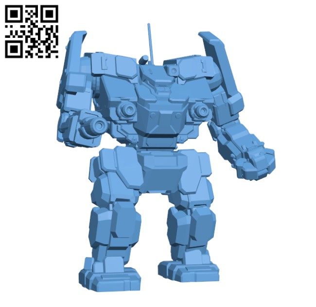 AWS-8Q Awesome for Battletech - Robot H000448 file stl free download 3D Model for CNC and 3d printer
