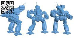 BSW-X1, X2 & S2 Bushwacker for Battletech – Robot H000257 file stl free download 3D Model for CNC and 3d printer