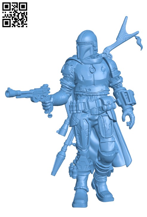 Bounty Hunter H000108 file stl free download 3D Model for CNC and 3d printer