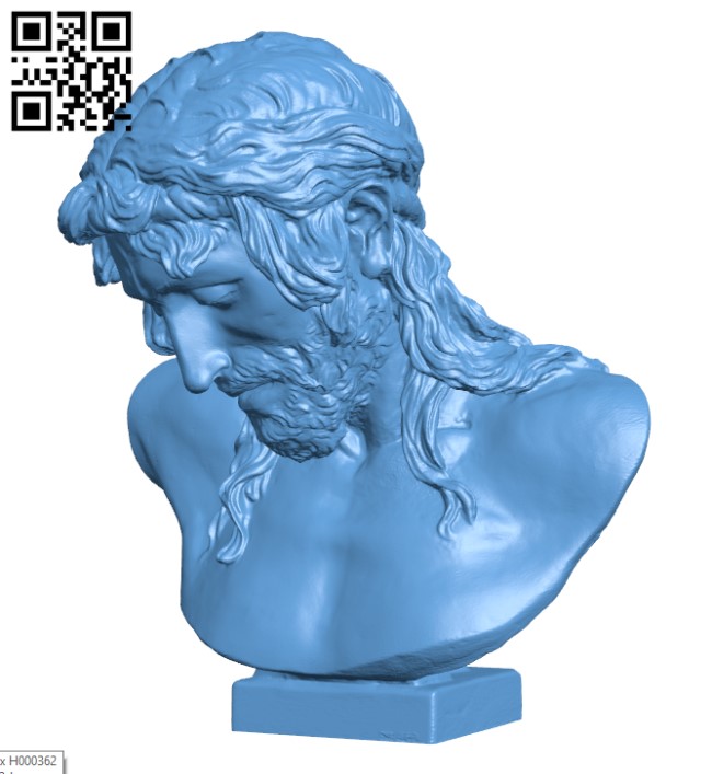 Christ on the Crucifix H000362 file stl free download 3D Model for CNC and 3d printer