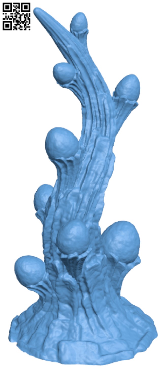 Cnidocyte Plant H000173 file stl free download 3D Model for CNC and 3d printer