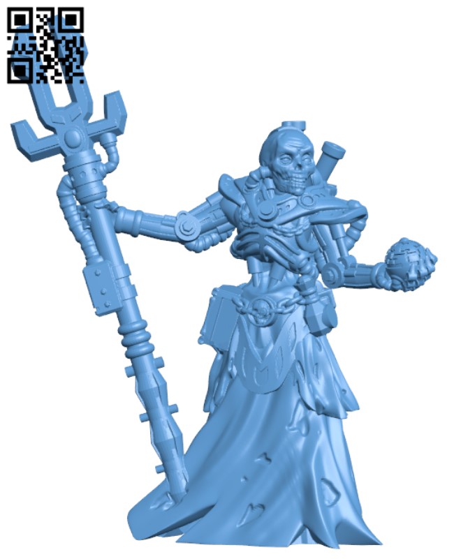 Cyborg lich H000196 file stl free download 3D Model for CNC and 3d printer