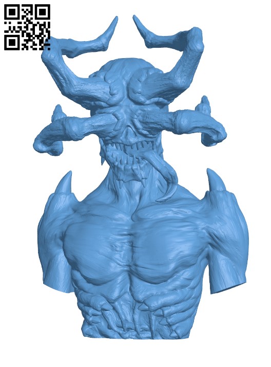 Demon H000113 file stl free download 3D Model for CNC and 3d printer