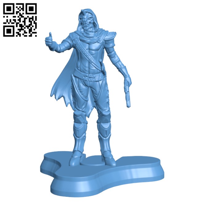 Destiny 2 - Cayde 6 H000262 file stl free download 3D Model for CNC and 3d printer