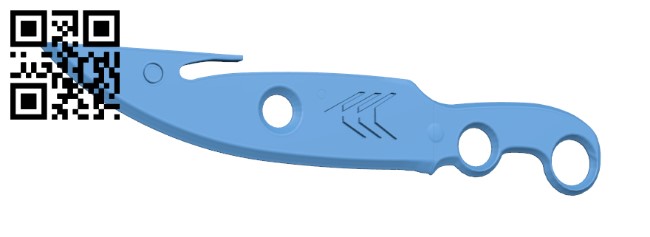 Destiny Hunter Knife H000058 file stl free download 3D Model for CNC and 3d printer