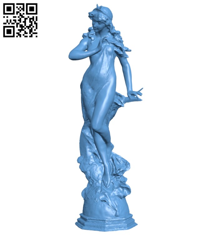 Diana - Women H000451 file stl free download 3D Model for CNC and 3d printer