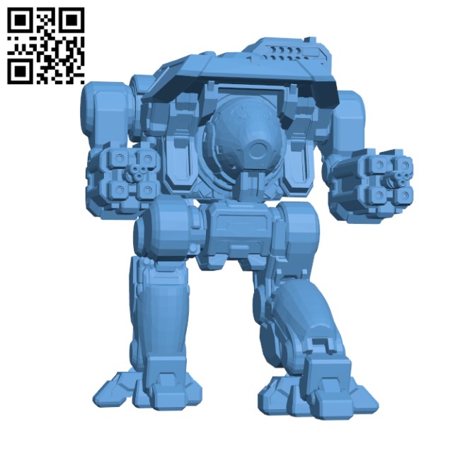 Direwolf Prime for Battletech - Robot H000452 file stl free download 3D Model for CNC and 3d printer