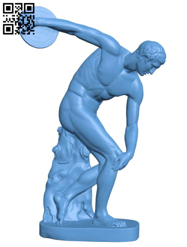 Discobolus H000333 file stl free download 3D Model for CNC and 3d printer