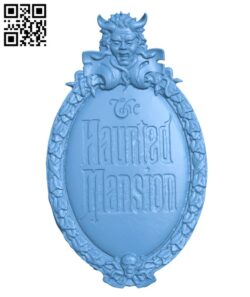 Disney World Magic Kingdom The Haunted Mansion H000229 file stl free download 3D Model for CNC and 3d printer