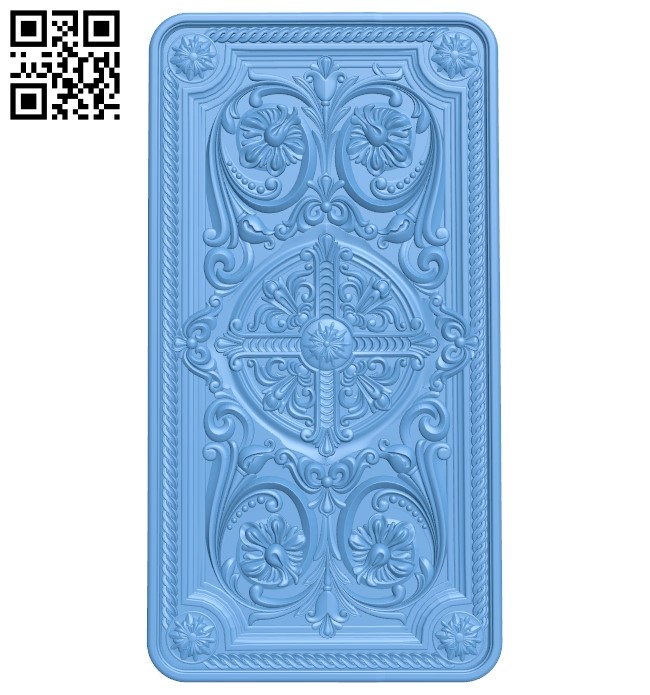 Door pattern A006617 download free stl files 3d model for CNC wood carving