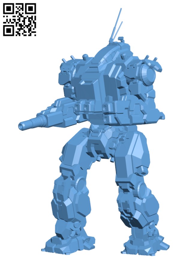 END-6Q Enfield BN Edition for Battletech - Robot H000435 file stl free download 3D Model for CNC and 3d printer