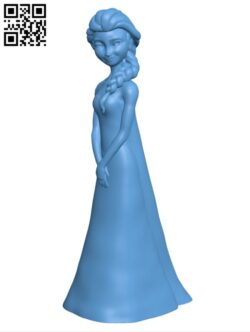 Elsa from Disney’s Frozen – Women H000433 file stl free download 3D Model for CNC and 3d printer