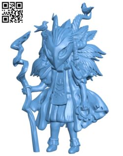 Eva Druid H000325 file stl free download 3D Model for CNC and 3d printer