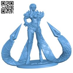 Evelynn KDA – League of Legends H000479 file stl free download 3D Model for CNC and 3d printer