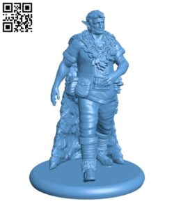 Firbolg Herbalist H000379 file stl free download 3D Model for CNC and 3d printer