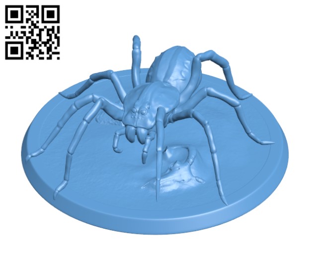 Giant Spider H000233 file stl free download 3D Model for CNC and 3d printer