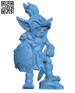 Goblin warrior knight H000369 file stl free download 3D Model for CNC and 3d printer
