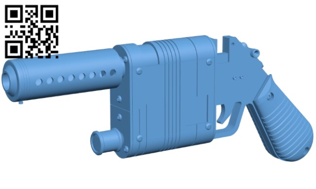 Gun SW Episode 7 B009623 file stl free download 3D Model for CNC and 3d printer