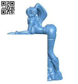 Gurren Lagann – Yoko Littner – Women H000338 file stl free download 3D Model for CNC and 3d printer