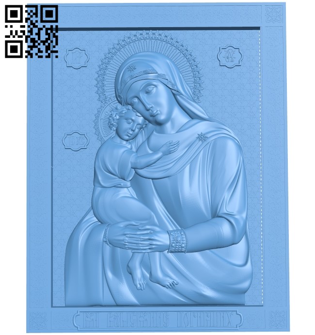 Icon of the Perished A006561 download free stl files 3d model for CNC wood carving