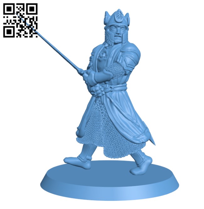 Isildur from the lord of the ring H000441 file stl free download 3D Model for CNC and 3d printer