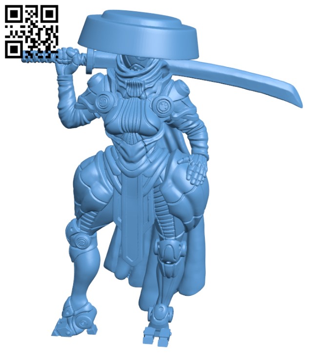 Kazumi- From Wasteland H000343 file stl free download 3D Model for CNC and 3d printer