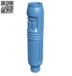 Mace Windu’s Lightsaber H000032 file stl free download 3D Model for CNC and 3d printer