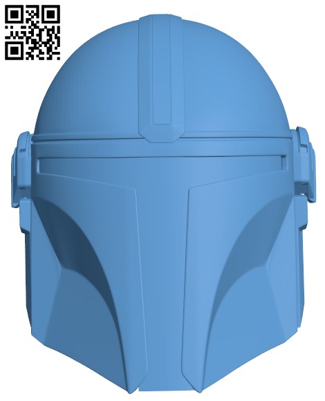 Mandalorian Helmet H000087 file stl free download 3D Model for CNC and 3d printer