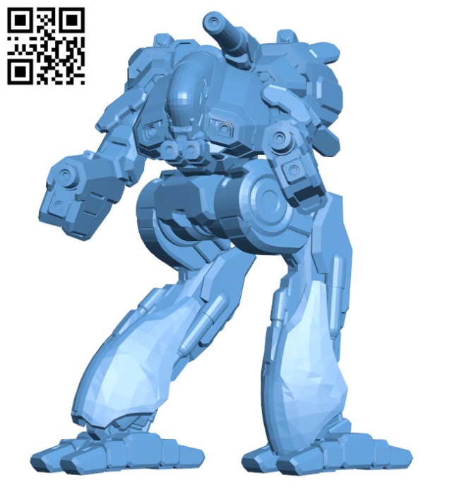 Marauder IIC for Battletech - Robot H000461 file stl free download 3D Model for CNC and 3d printer