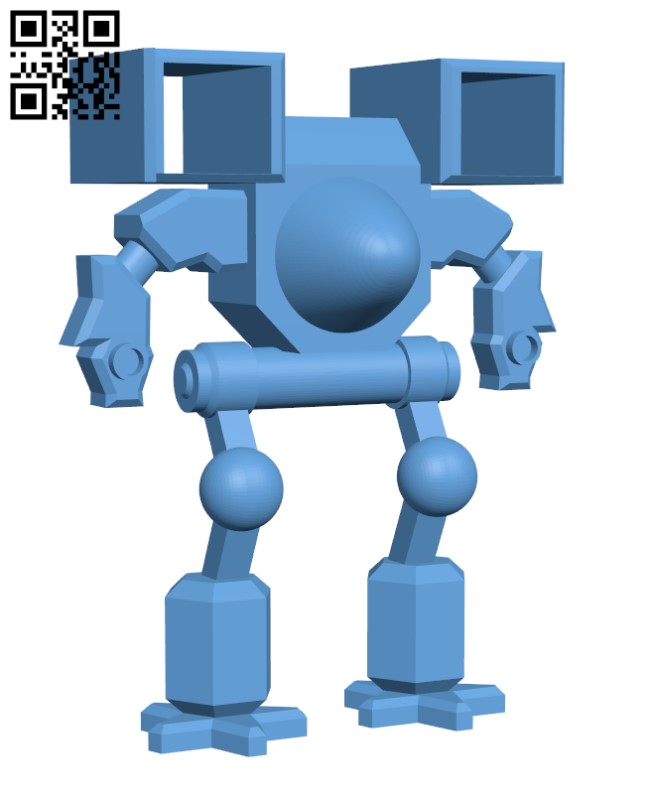 Mech Style Robot H000344 file stl free download 3D Model for CNC and 3d printer