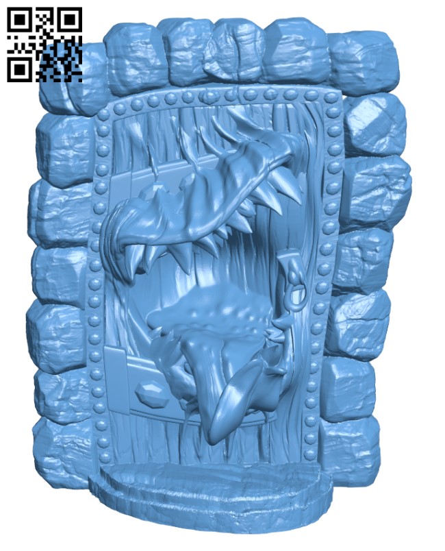 Mimic Door - Revealed H000372 file stl free download 3D Model for CNC and 3d printer