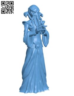 Mindflayer monster H000346 file stl free download 3D Model for CNC and 3d printer