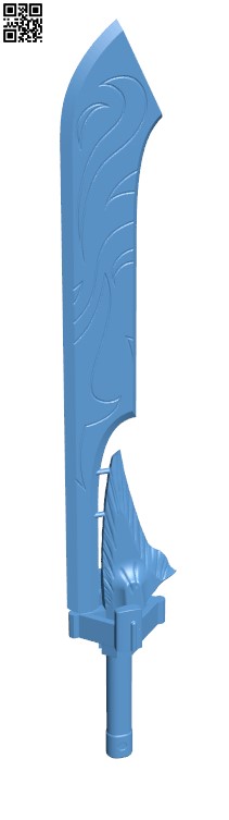 Mini Dark-Drinker Sword from Destiny H000068 file stl free download 3D Model for CNC and 3d printer