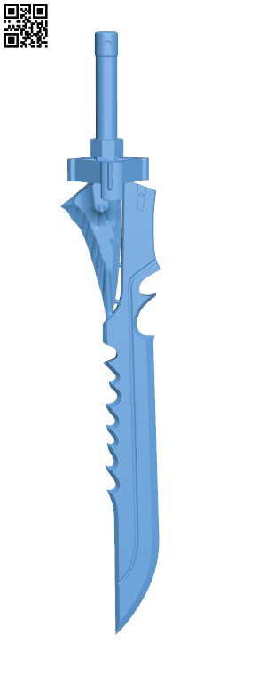 Mini Raze-lighter Sword from Destiny H000069 file stl free download 3D Model for CNC and 3d printer