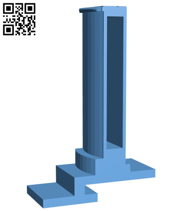 My Mini Factory spool holder for Makerbot Eye H000035 file stl free download 3D Model for CNC and 3d printer