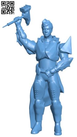 MyMiniYou Rees the Titan from destiny H000072 file stl free download 3D Model for CNC and 3d printer