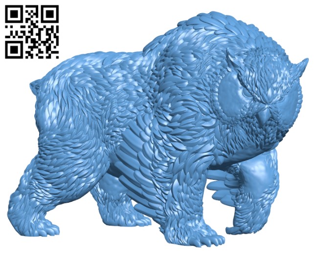 Obear - Tabletop Miniature H000284 file stl free download 3D Model for CNC and 3d printer