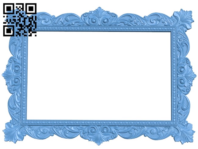 Picture frame or mirror A006571 download free stl files 3d model for CNC wood carving